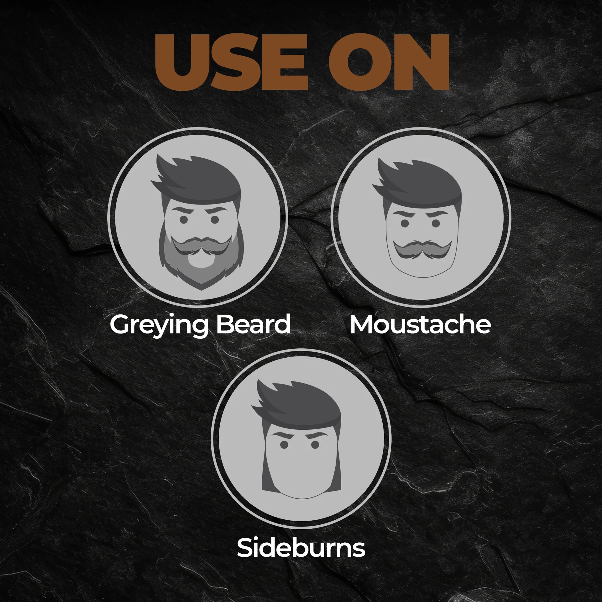 RR Beard Color for Men - Dark Brown - Image 4