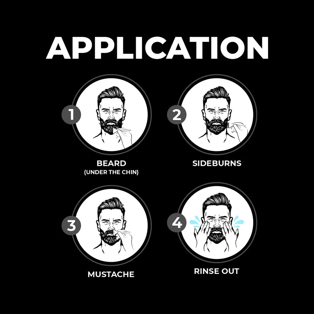 RR Beard Color for Men - Natural Black - Image 6