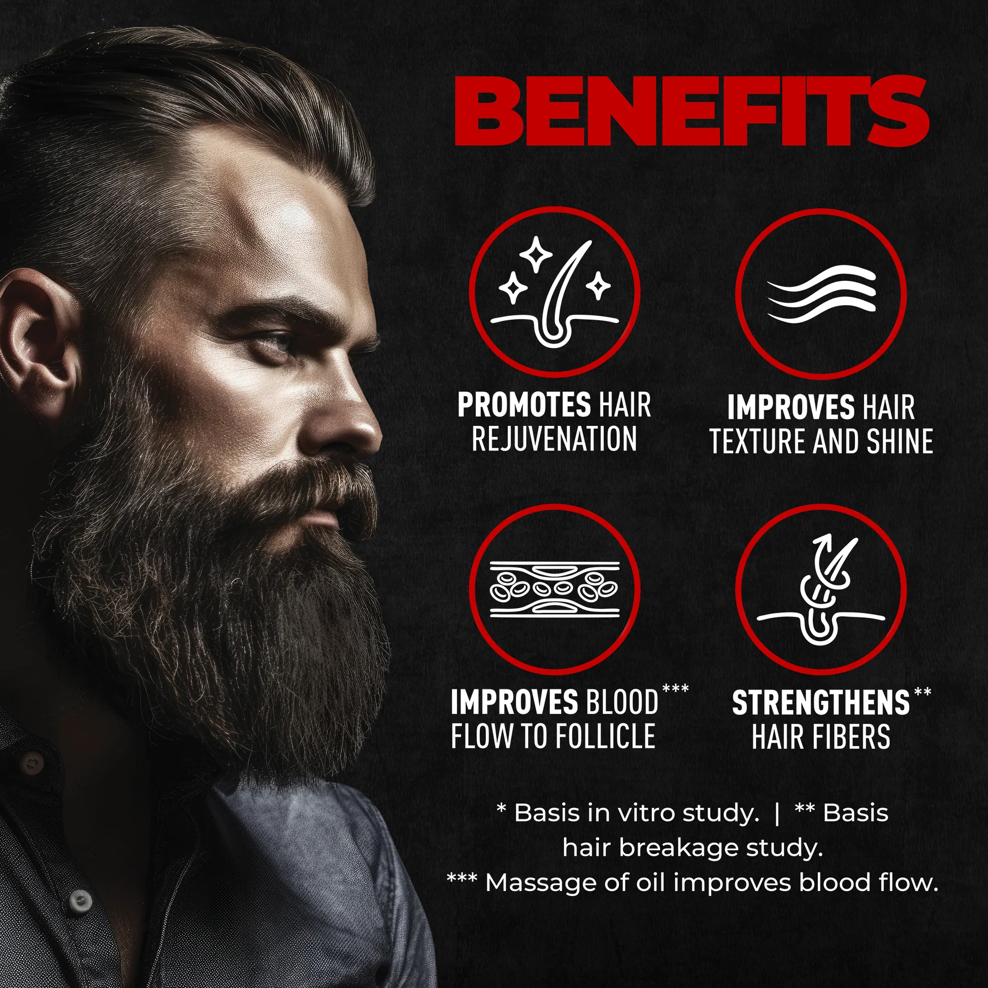 RR Beard & Hair Growth Oil - Image 4