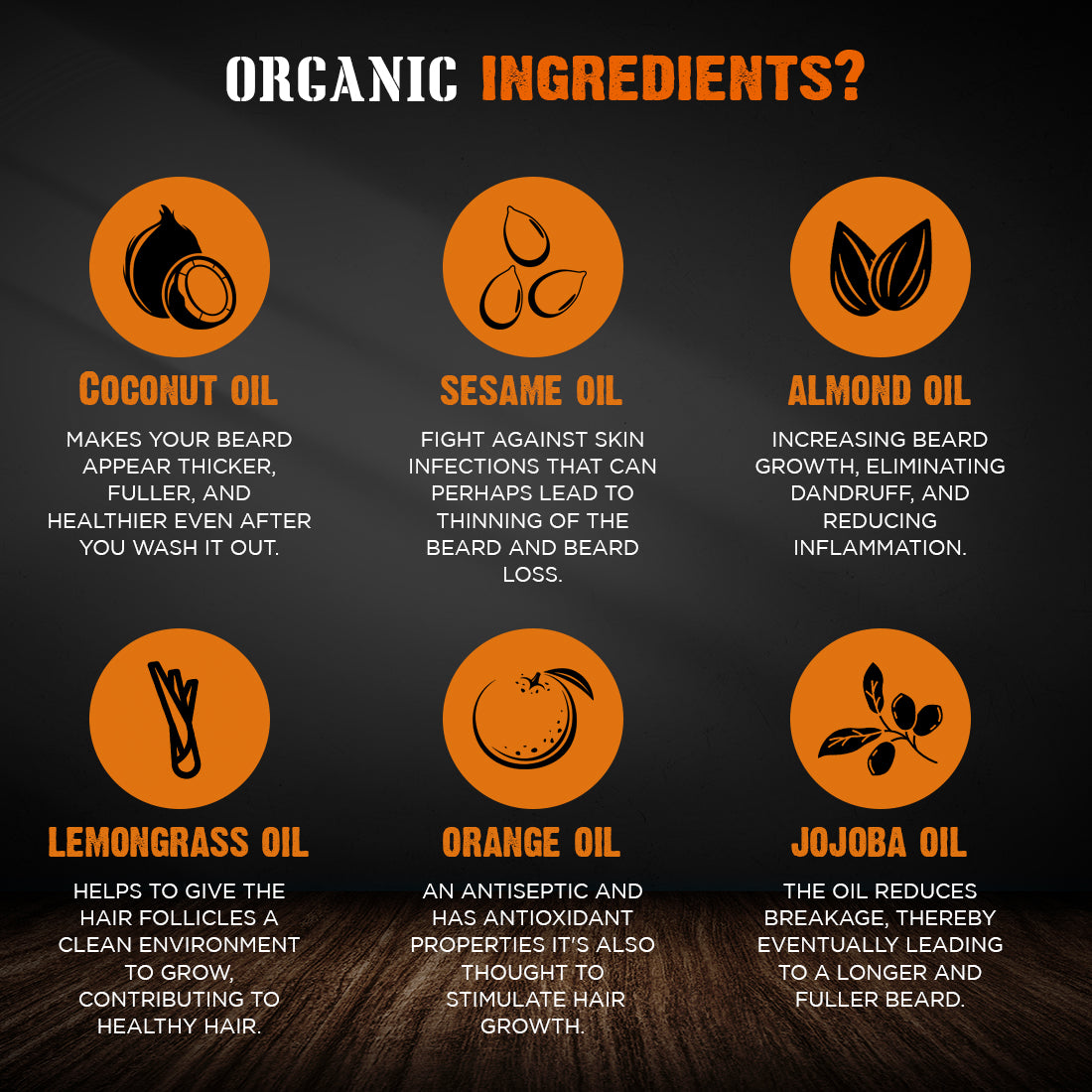 Lemon Grass Orange Beard Oil - Image 3
